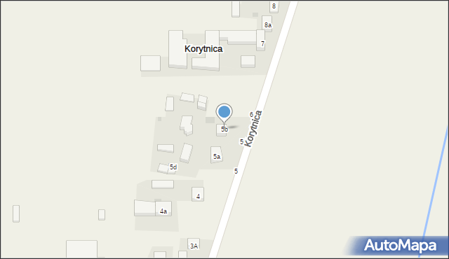 Korytnica, Korytnica, 5b, mapa Korytnica