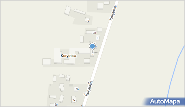 Korytnica, Korytnica, 7, mapa Korytnica