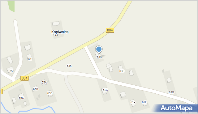 Korytniki, Korytniki, 63A, mapa Korytniki