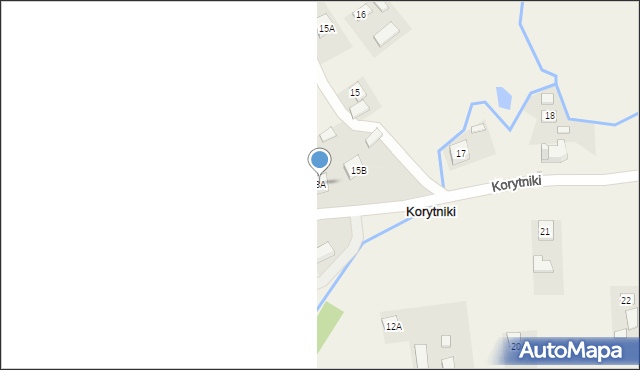 Korytniki, Korytniki, 8A, mapa Korytniki