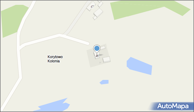 Korytowo, Korytowo, 46, mapa Korytowo