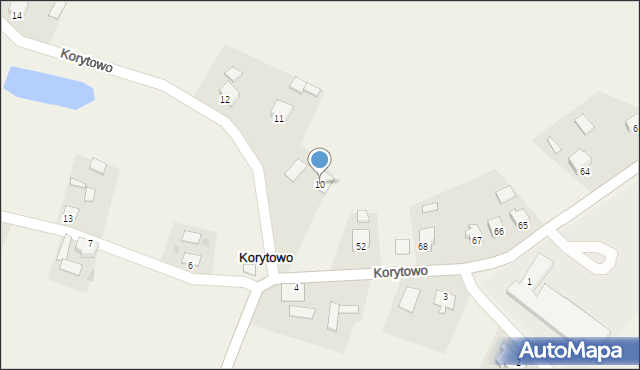 Korytowo, Korytowo, 10, mapa Korytowo