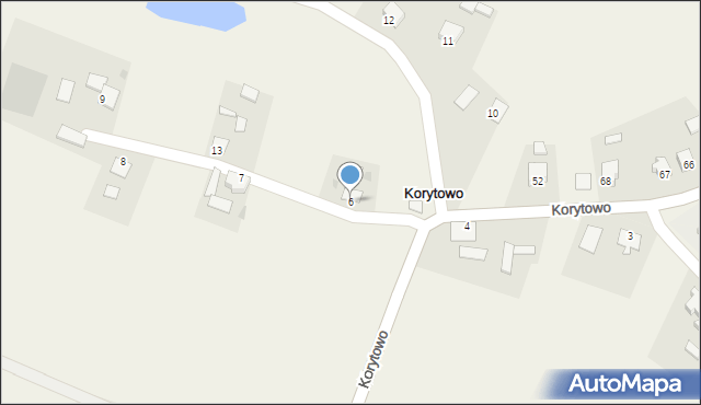 Korytowo, Korytowo, 6, mapa Korytowo