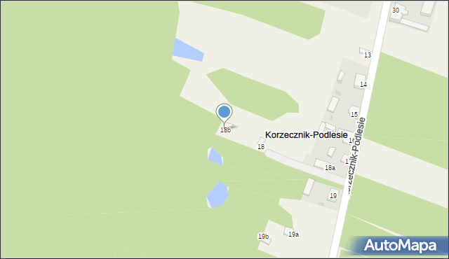 Korzecznik-Podlesie, Korzecznik-Podlesie, 18b, mapa Korzecznik-Podlesie