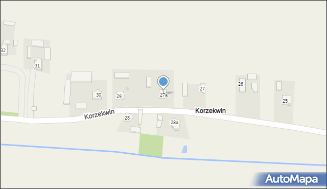 Korzekwin, Korzekwin, 27a, mapa Korzekwin