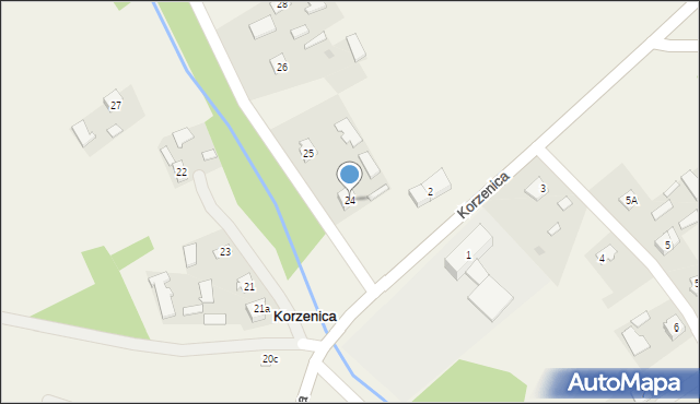 Korzenica, Korzenica, 24, mapa Korzenica