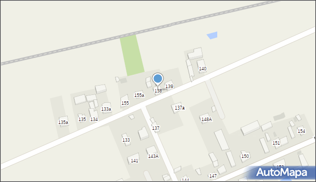 Korzeniew, Korzeniew, 138, mapa Korzeniew