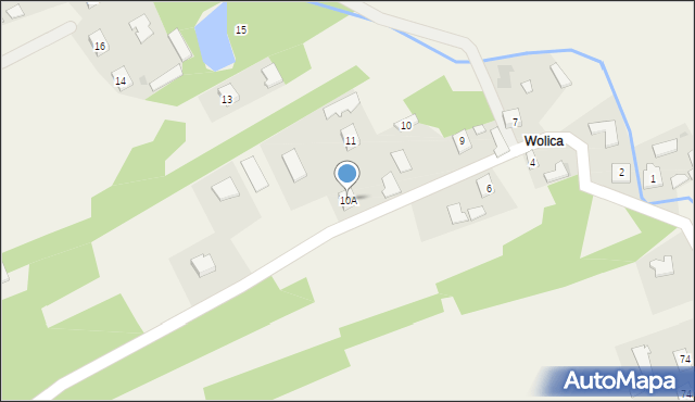 Korzeniów, Korzeniów, 10A, mapa Korzeniów