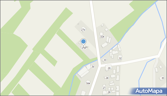 Korzeniów, Korzeniów, 27a, mapa Korzeniów