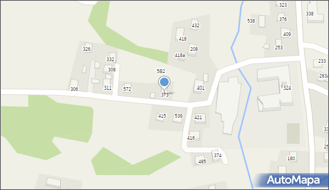 Korzenna, Korzenna, 373, mapa Korzenna