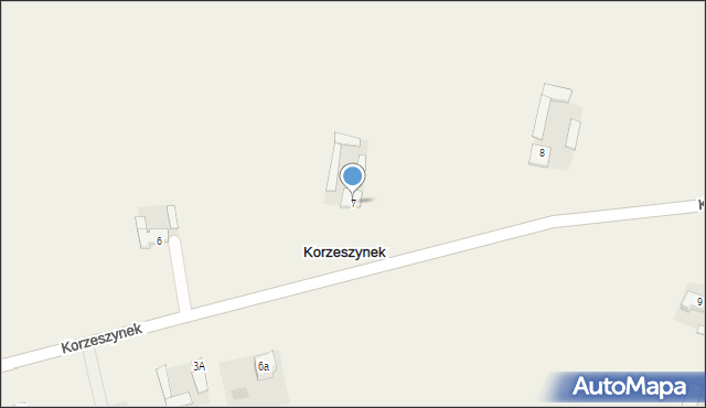 Korzeszynek, Korzeszynek, 7, mapa Korzeszynek