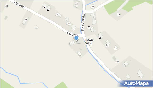 Korzkiew, Korzkiew, 35, mapa Korzkiew