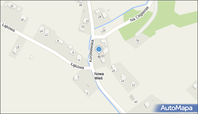 Korzkiew, Korzkiew, 56, mapa Korzkiew