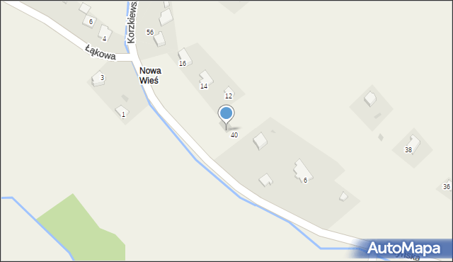 Korzkiew, Korzkiewska, 10, mapa Korzkiew