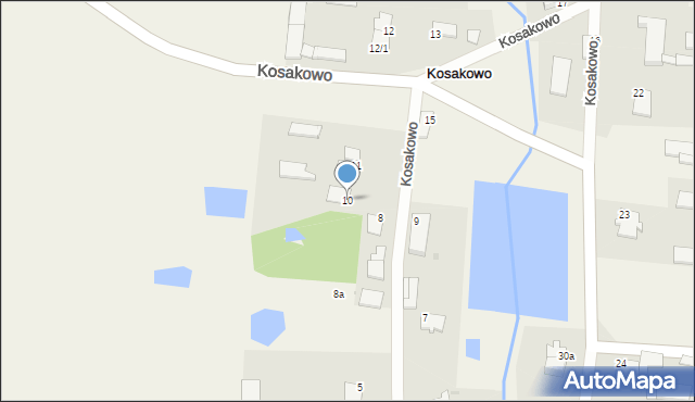 Kosakowo, Kosakowo, 10, mapa Kosakowo