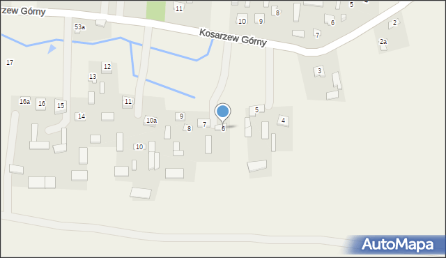 Kosarzew-Stróża, Kosarzew-Stróża, 6, mapa Kosarzew-Stróża