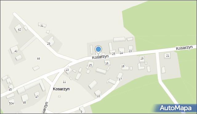 Kosarzyn, Kosarzyn, 26, mapa Kosarzyn