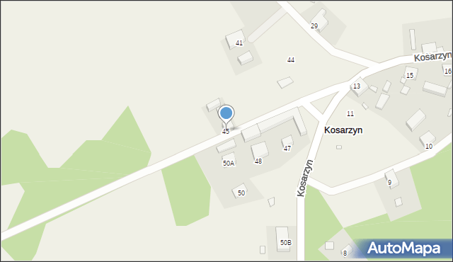 Kosarzyn, Kosarzyn, 45, mapa Kosarzyn