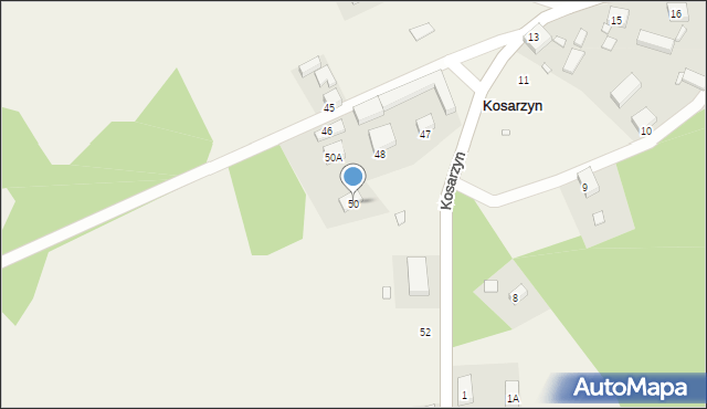 Kosarzyn, Kosarzyn, 50, mapa Kosarzyn