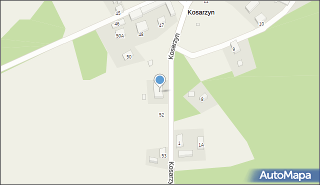 Kosarzyn, Kosarzyn, 50B, mapa Kosarzyn