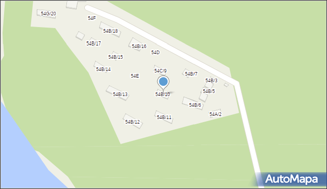 Kosarzyn, Kosarzyn, 54B/10, mapa Kosarzyn