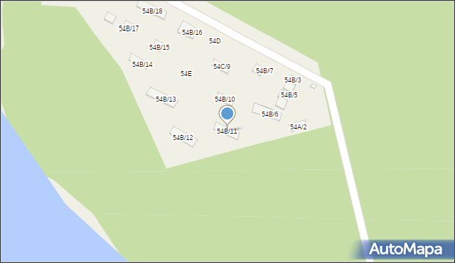 Kosarzyn, Kosarzyn, 54B/11, mapa Kosarzyn