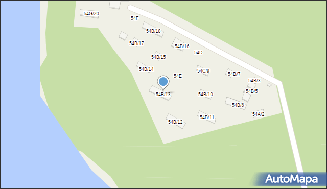 Kosarzyn, Kosarzyn, 54B/13, mapa Kosarzyn