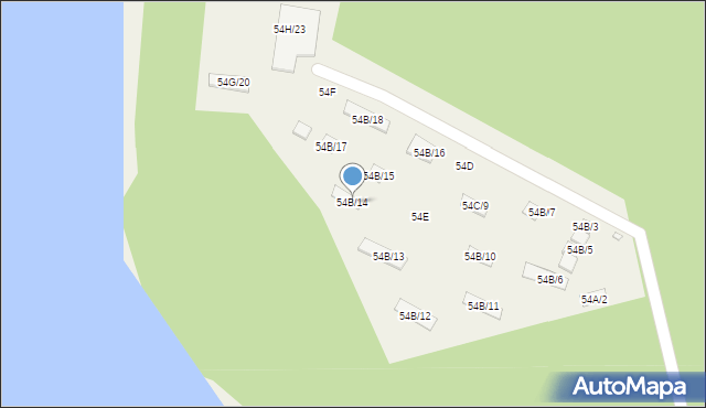 Kosarzyn, Kosarzyn, 54B/14, mapa Kosarzyn