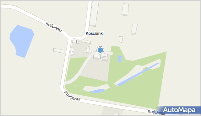 Kościanki, Kościanki, 2, mapa Kościanki