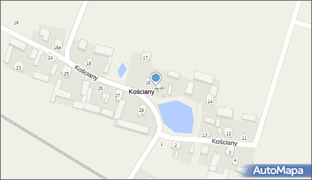 Kościany, Kościany, 15, mapa Kościany