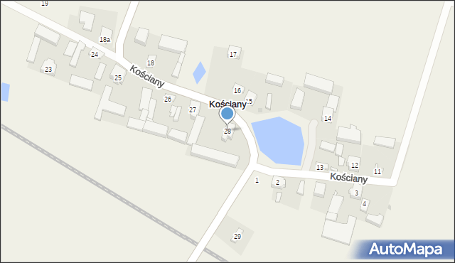 Kościany, Kościany, 28, mapa Kościany