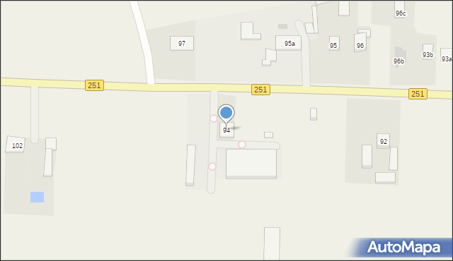 Kościelec, Kościelec, 94, mapa Kościelec