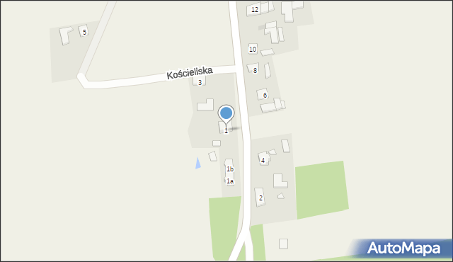 Kościeliska, Kościeliska, 1, mapa Kościeliska
