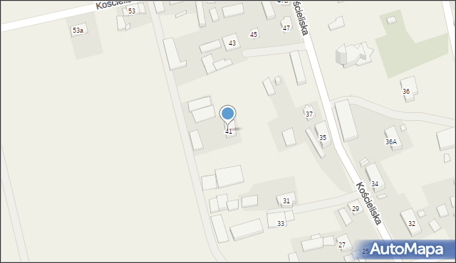 Kościeliska, Kościeliska, 41, mapa Kościeliska