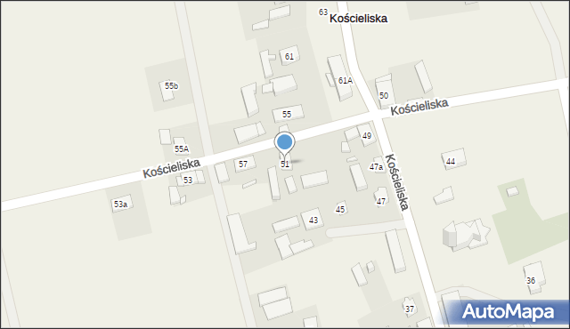 Kościeliska, Kościeliska, 51, mapa Kościeliska