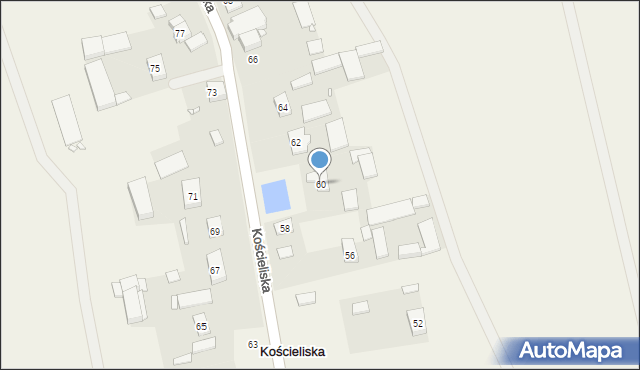 Kościeliska, Kościeliska, 60, mapa Kościeliska