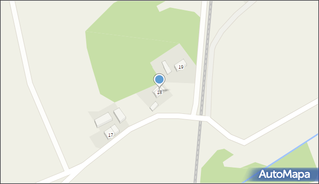 Kościelna Wieś, Kościelna Wieś, 18, mapa Kościelna Wieś