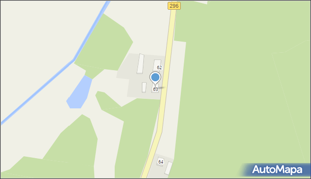 Kościelna Wieś, Kościelna Wieś, 63, mapa Kościelna Wieś