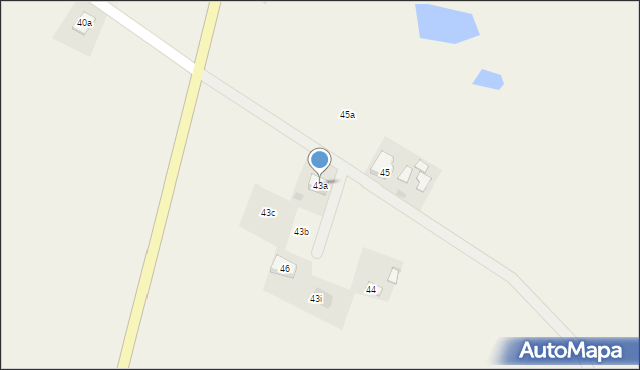 Kościelna Wieś, Kościelna Wieś, 43a, mapa Kościelna Wieś