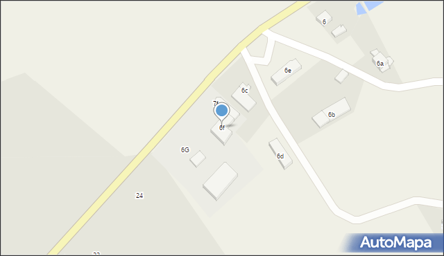 Kościerska Huta, Kościerska Huta, 6f, mapa Kościerska Huta