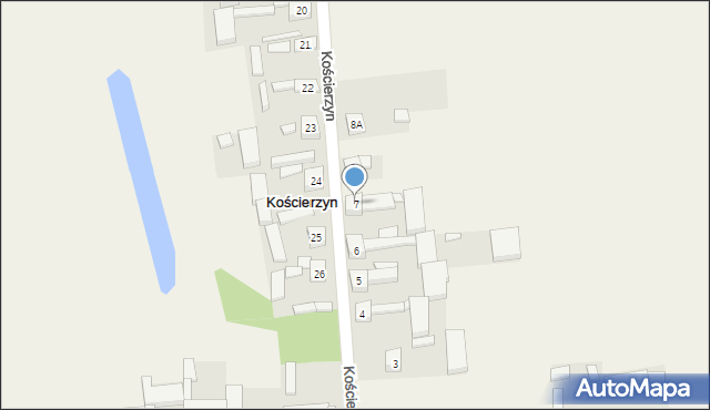 Kościerzyn, Kościerzyn, 7, mapa Kościerzyn