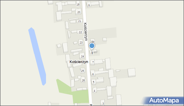 Kościerzyn, Kościerzyn, 8, mapa Kościerzyn