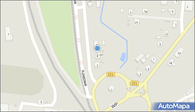 Kościerzyna, Kolejowa, 4, mapa Kościerzyna