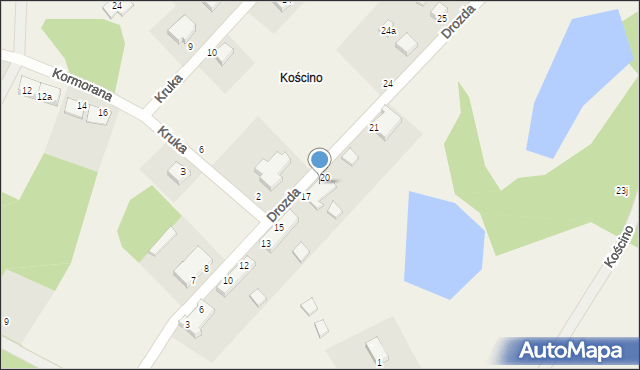 Kościno, Kościno, 19, mapa Kościno