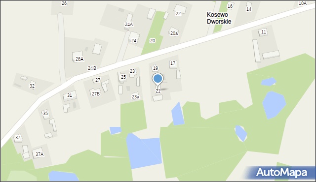 Kosewo, Kosewo, 21, mapa Kosewo