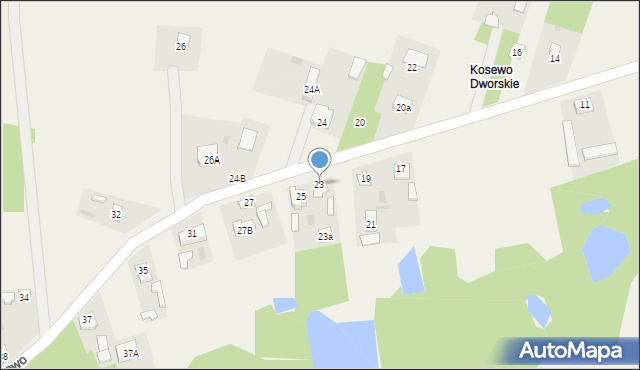 Kosewo, Kosewo, 23, mapa Kosewo
