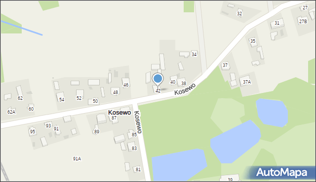 Kosewo, Kosewo, 42, mapa Kosewo