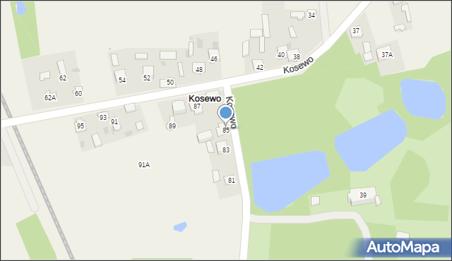 Kosewo, Kosewo, 85, mapa Kosewo