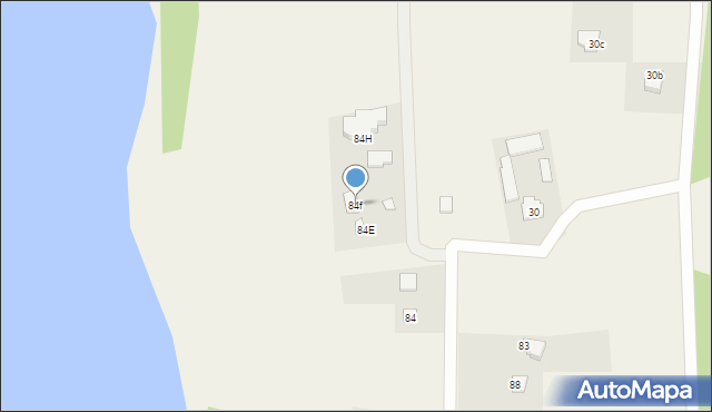 Kosewo, Kosewo, 84f, mapa Kosewo