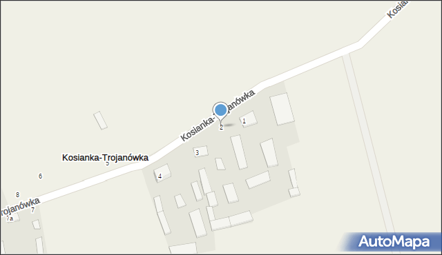 Kosianka-Trojanówka, Kosianka-Trojanówka, 2, mapa Kosianka-Trojanówka